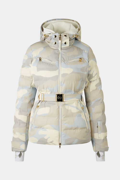 Ski-Steppjacke Ellya Hellblau/Creme