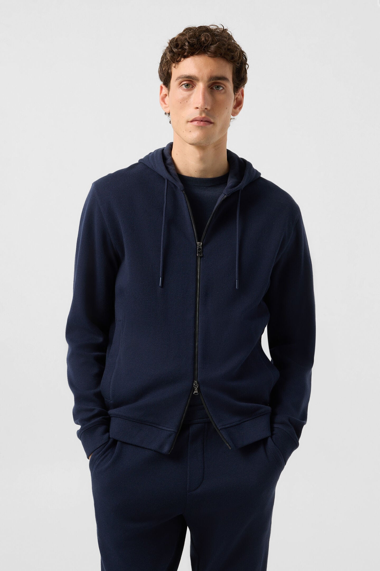Knit jacket Laros Navy blue