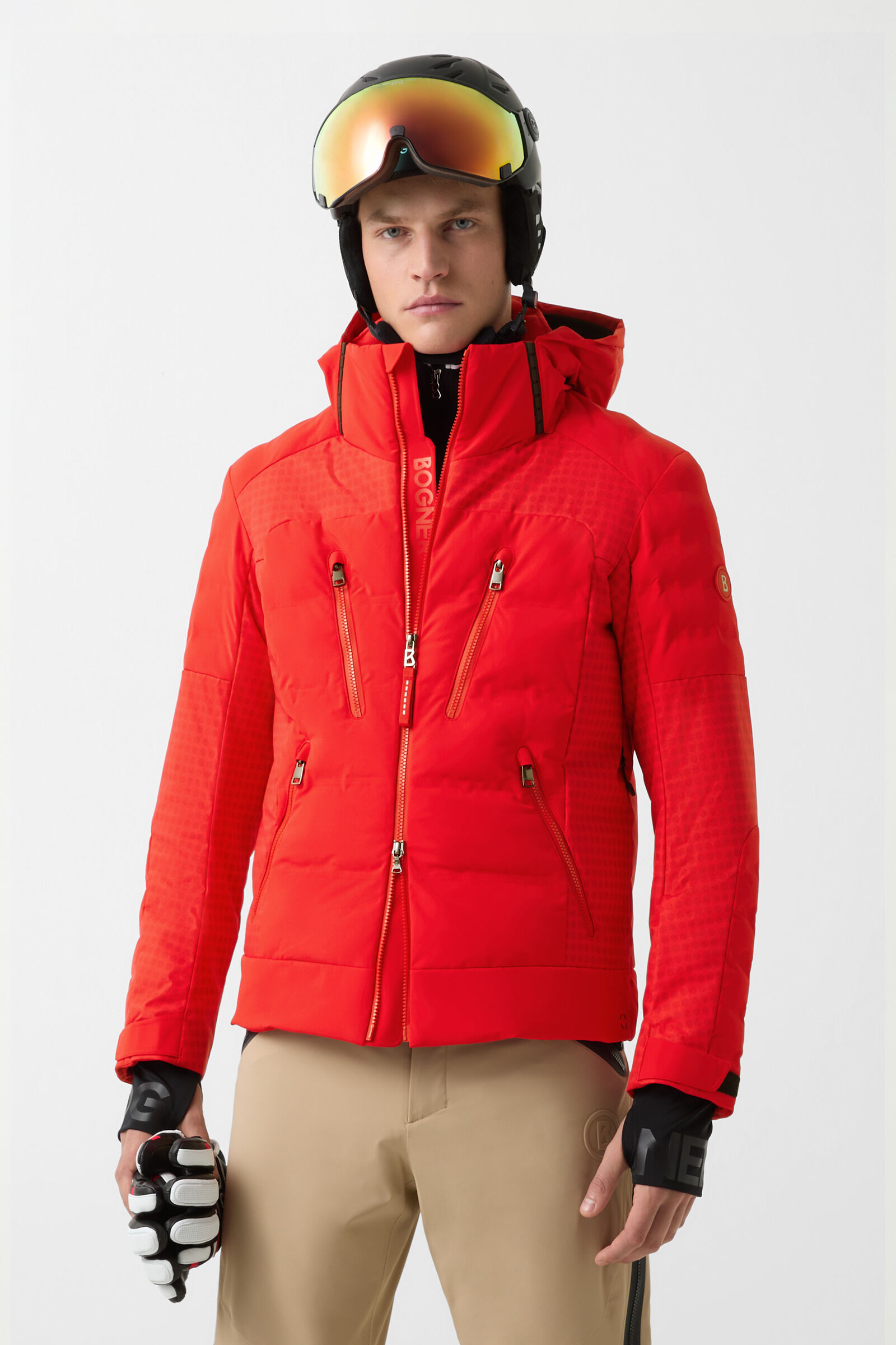 Fionn ski jacket Red