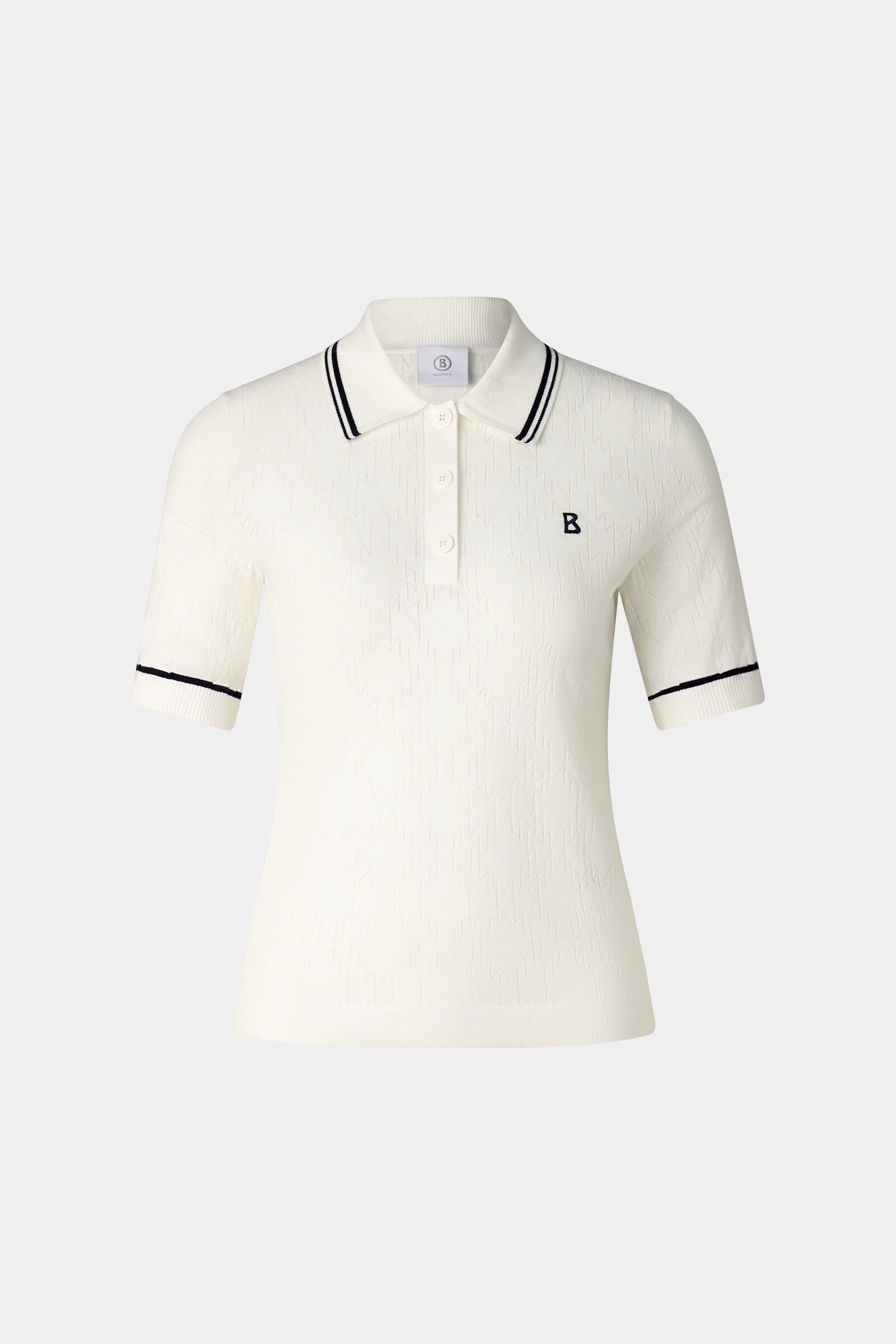 Mandy knitted polo shirt Off-White