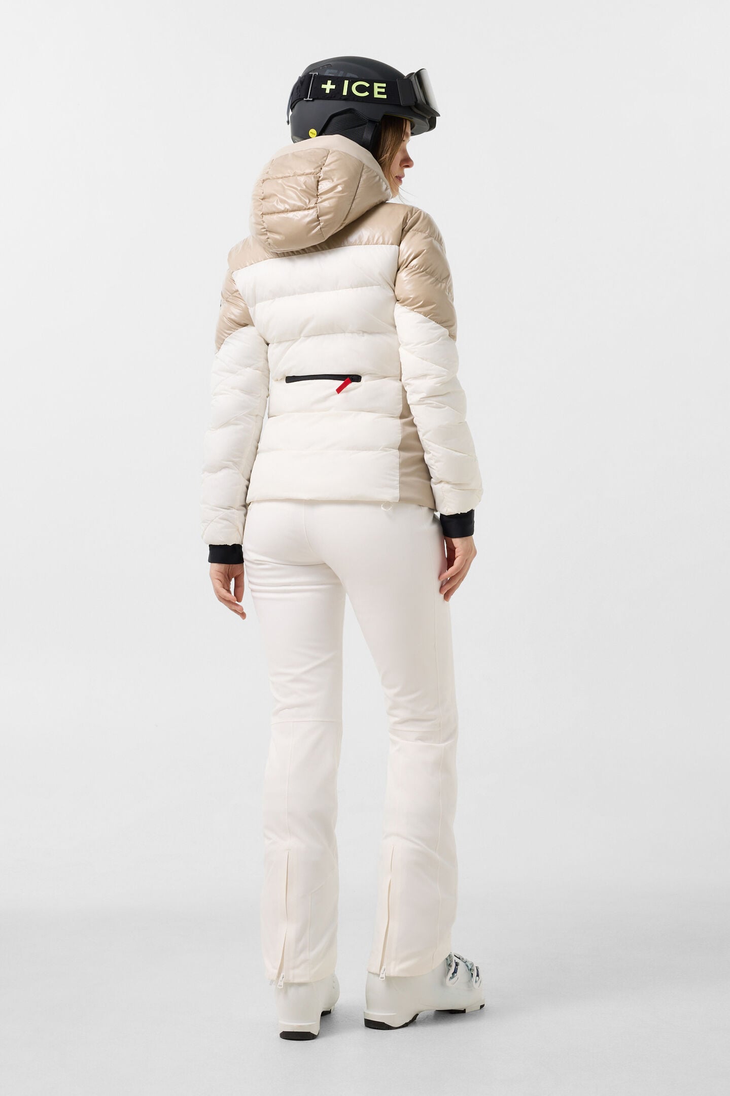 Skijacke Tavie Beige/Off-White