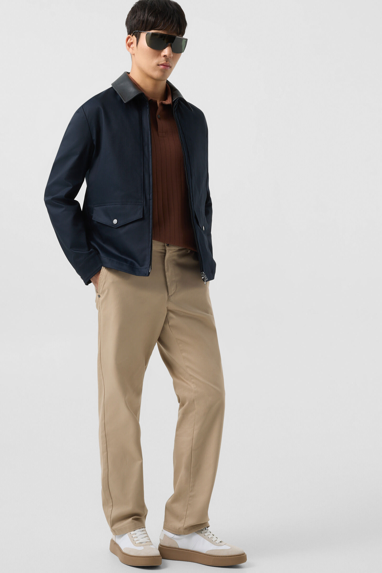 Zane polo shirt Brown