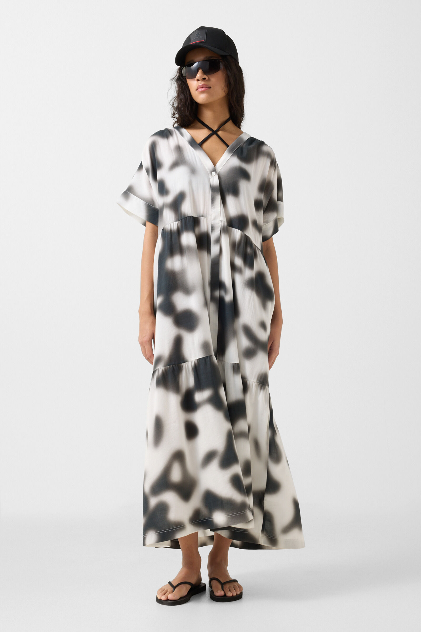 Dress Hedi Black/white