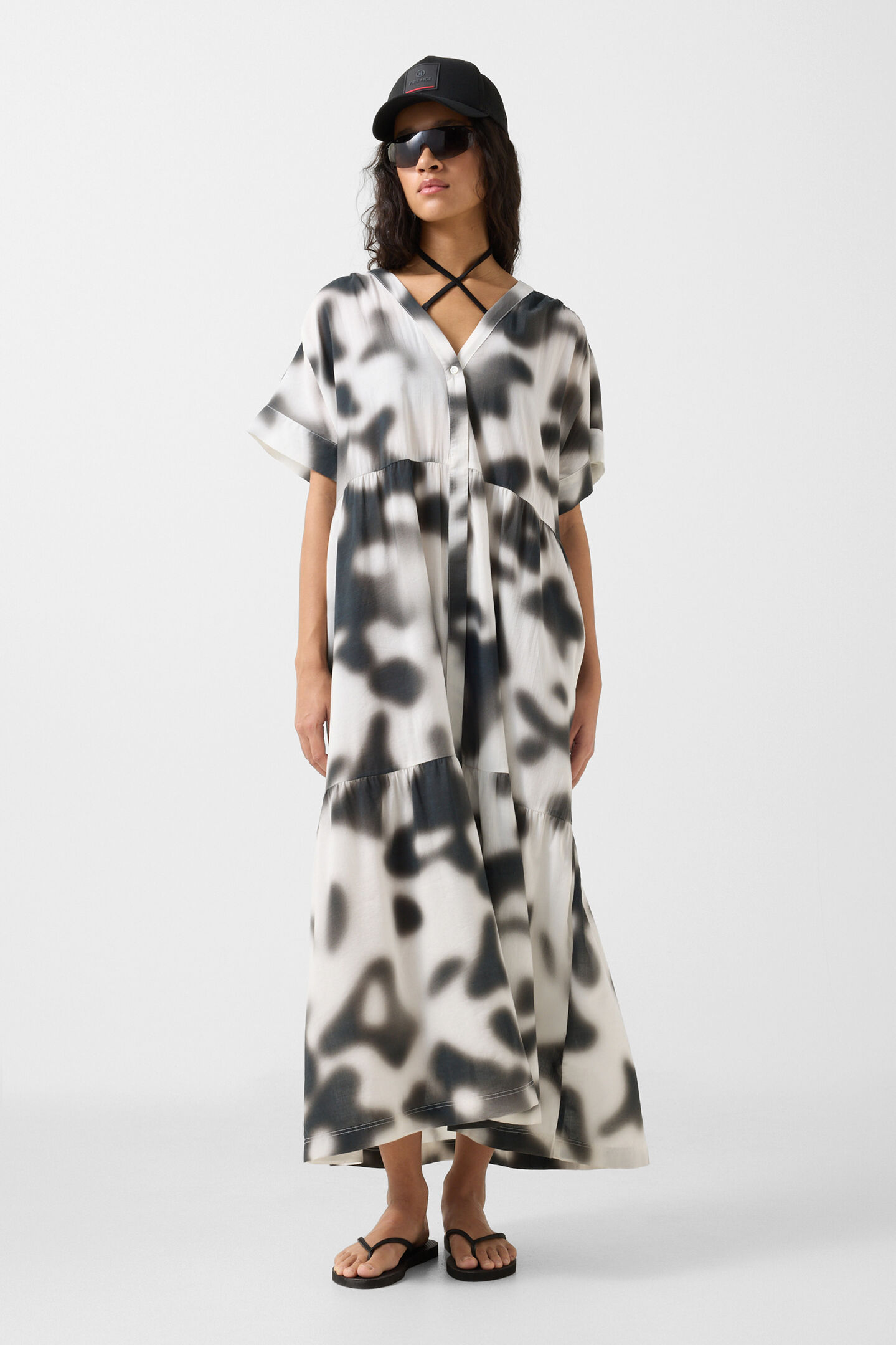 Dress Hedi Black/white