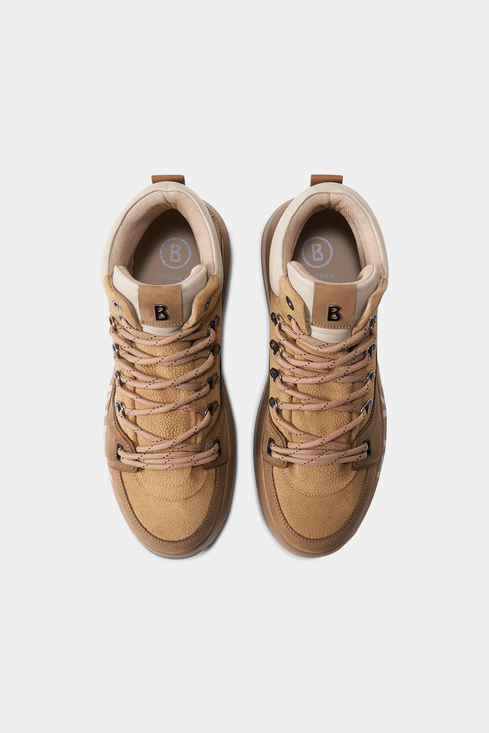 Antwerp high-top sneakers Brown/Camel