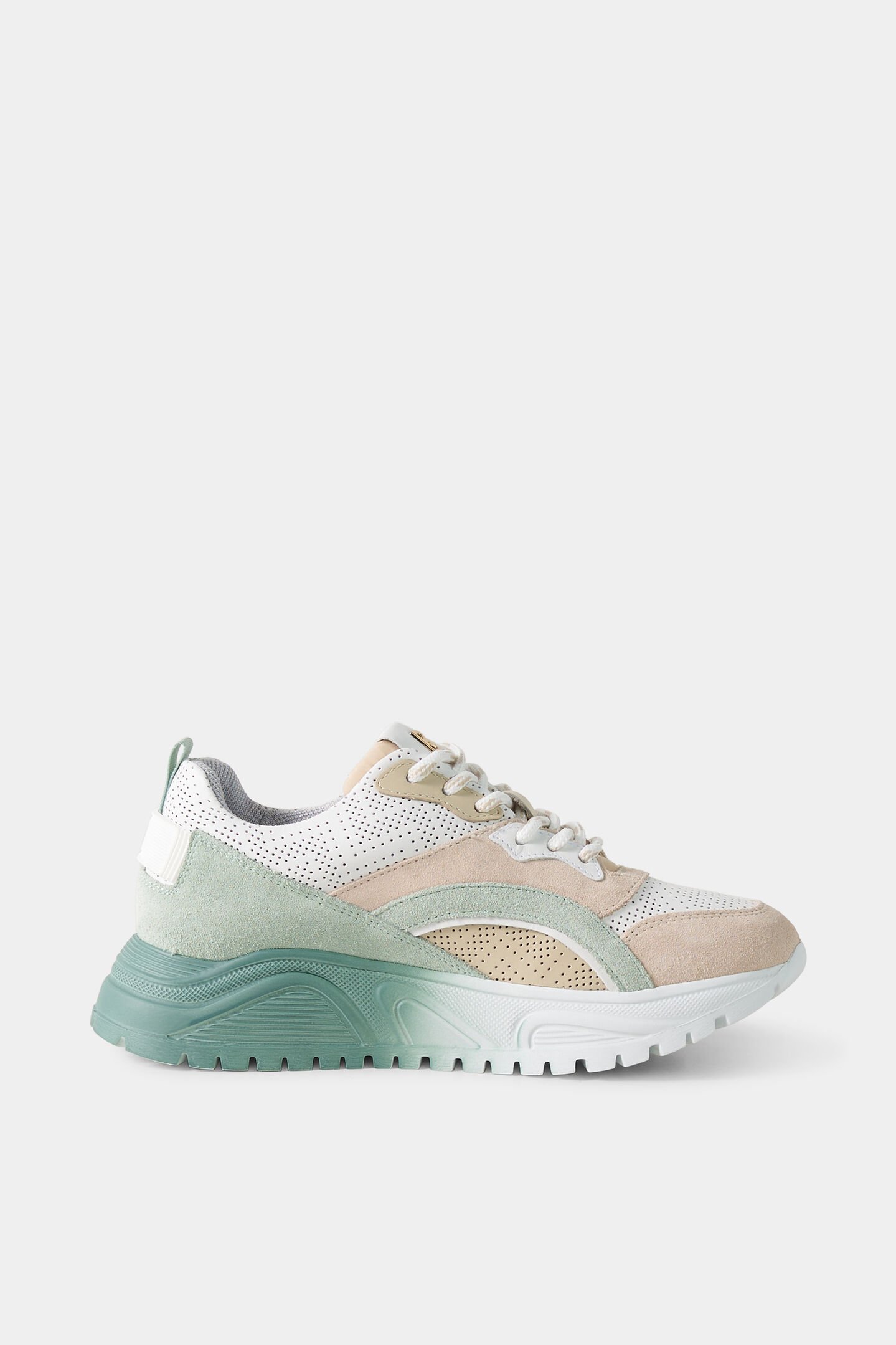 Sportschoenen Malaga Wit/Mint/Ros&eacute;