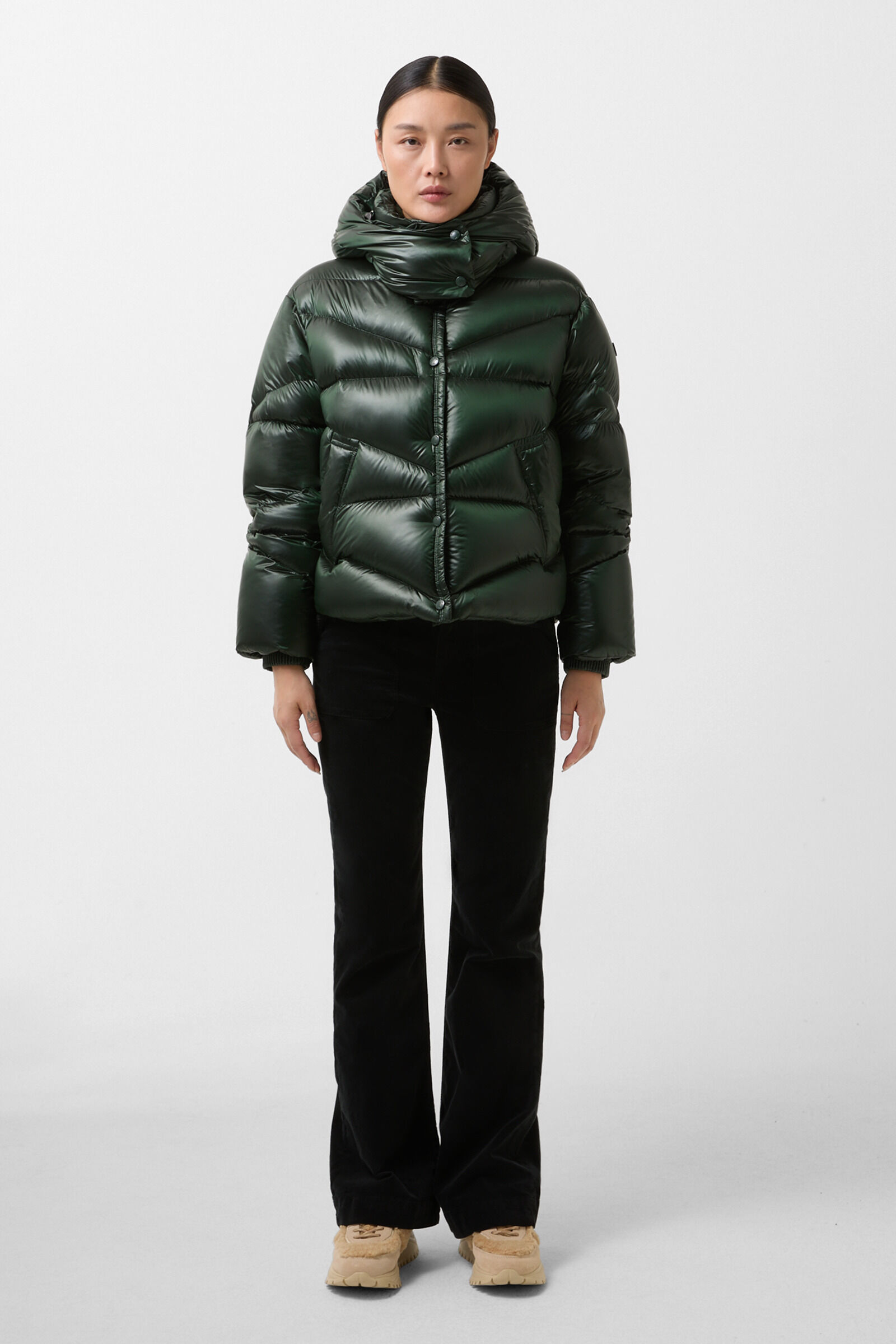 Xally down jacket Dark green