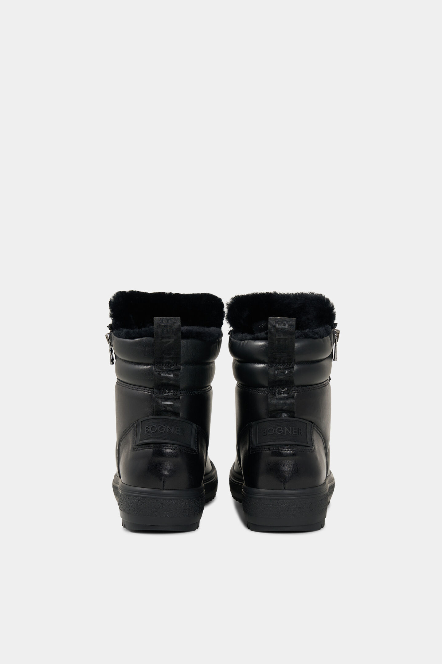 Middenlaarzen Verankering met spikes Zwart