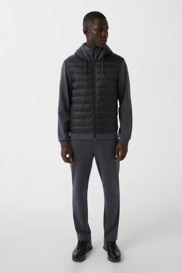 Hybrid jersey jacket Sven Anthracite Hybrid jersey jacket Sven Anthracite
