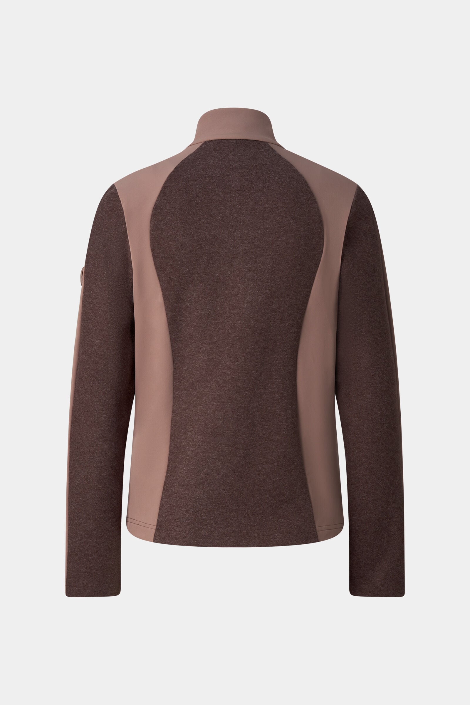 Midlayer-Hybridjacke Dorinja Dunkelbraun/Beige