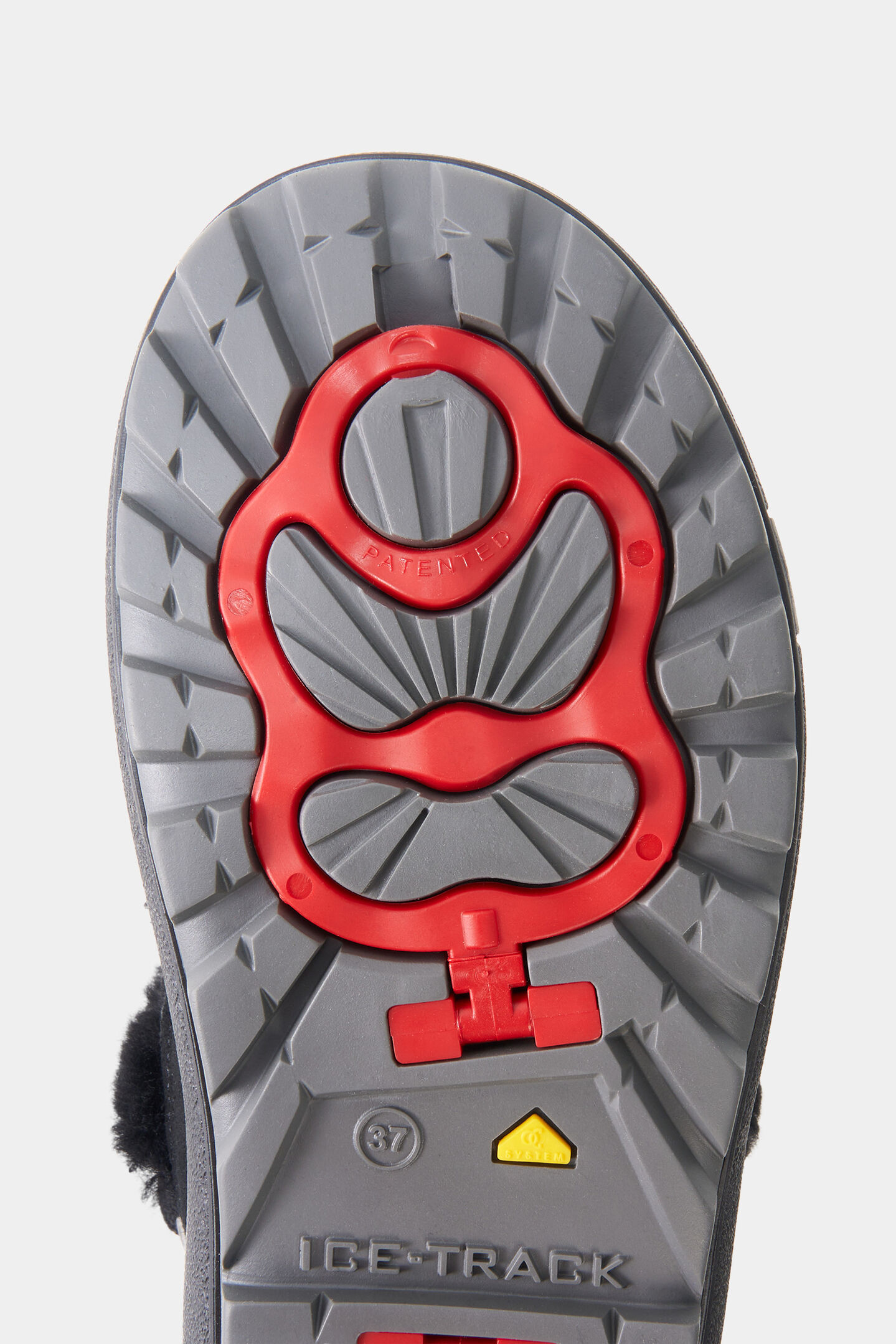 Snow Boots Chamonix mit Spikes Schwarz