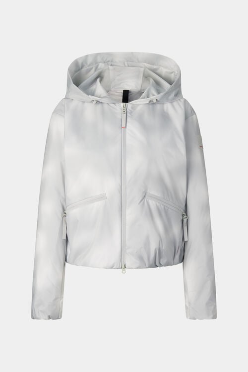 Funktionsjacke Yadira Hellgrau/Off-White