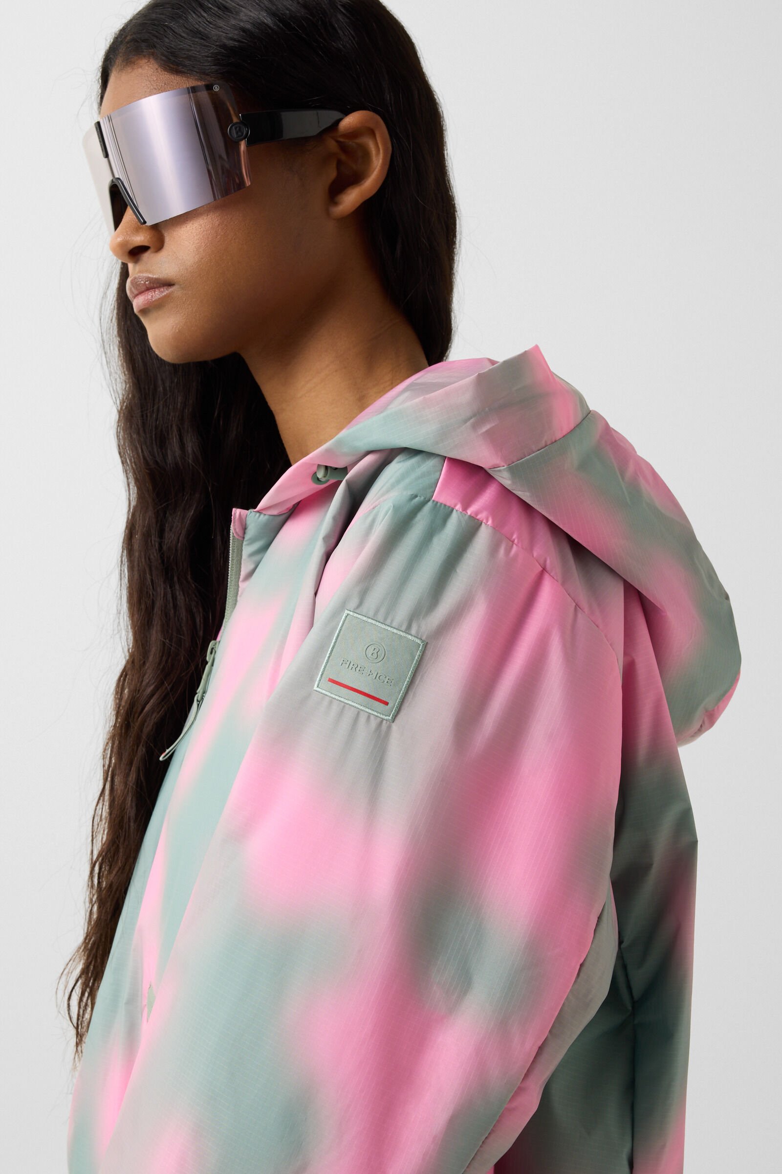 Yadira functional jacket Eucalyptus/Pink