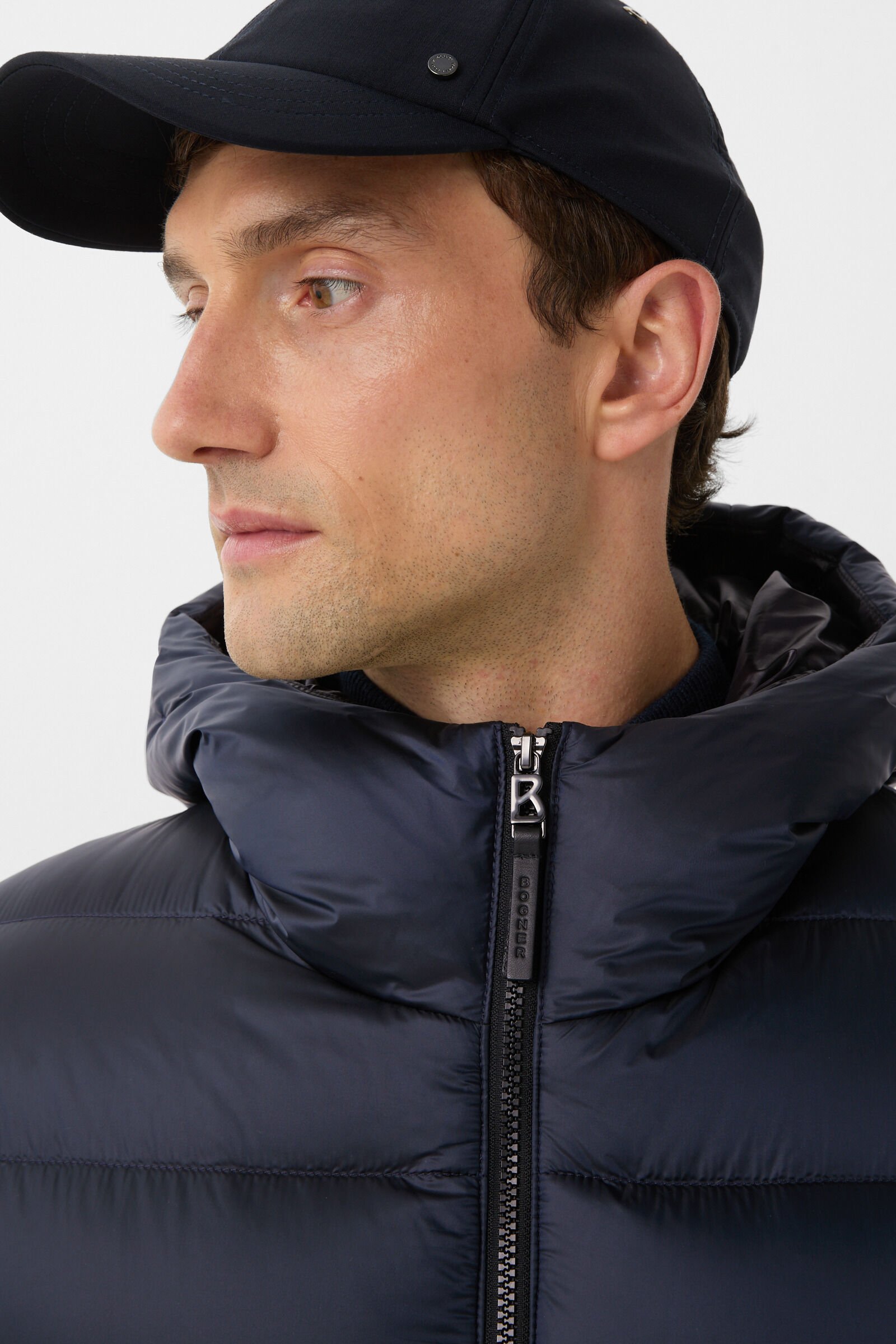 Herby down short coat Dark blue