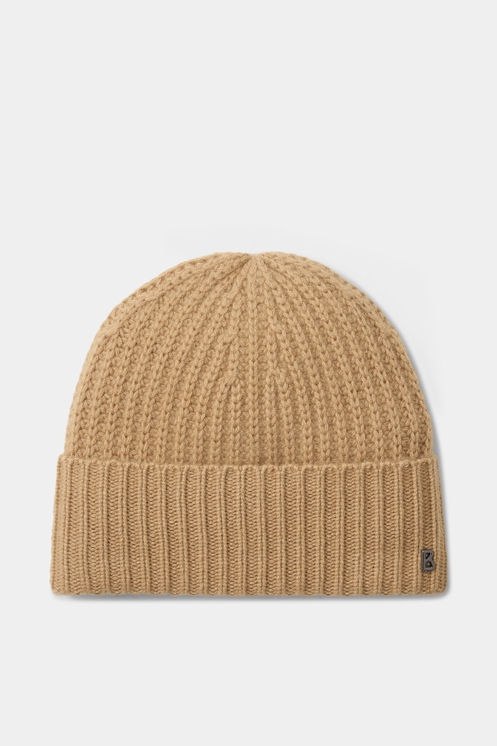 Rex knitted cashmere hat Beige