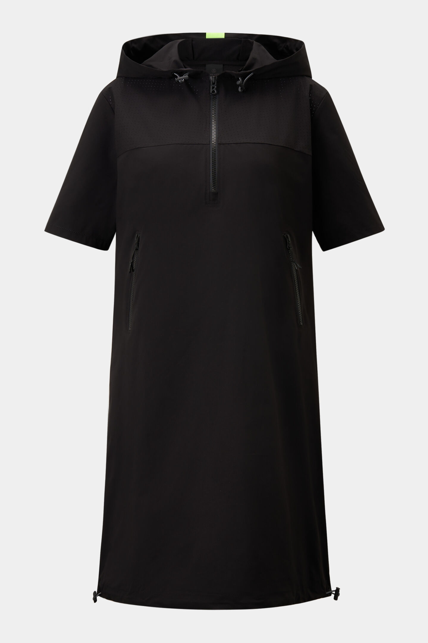 Valerie hoodie dress Black