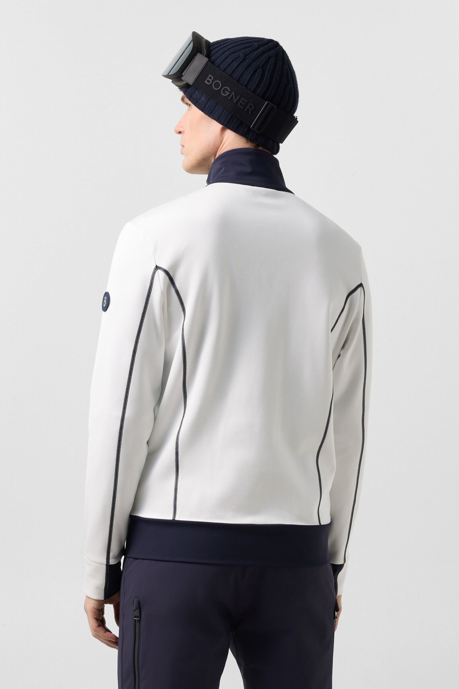 Hayo Mid-Layer Jacket Off-White/Navy