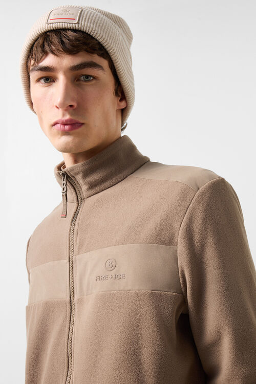 Josh mid-layer fleece jacket Taupe
