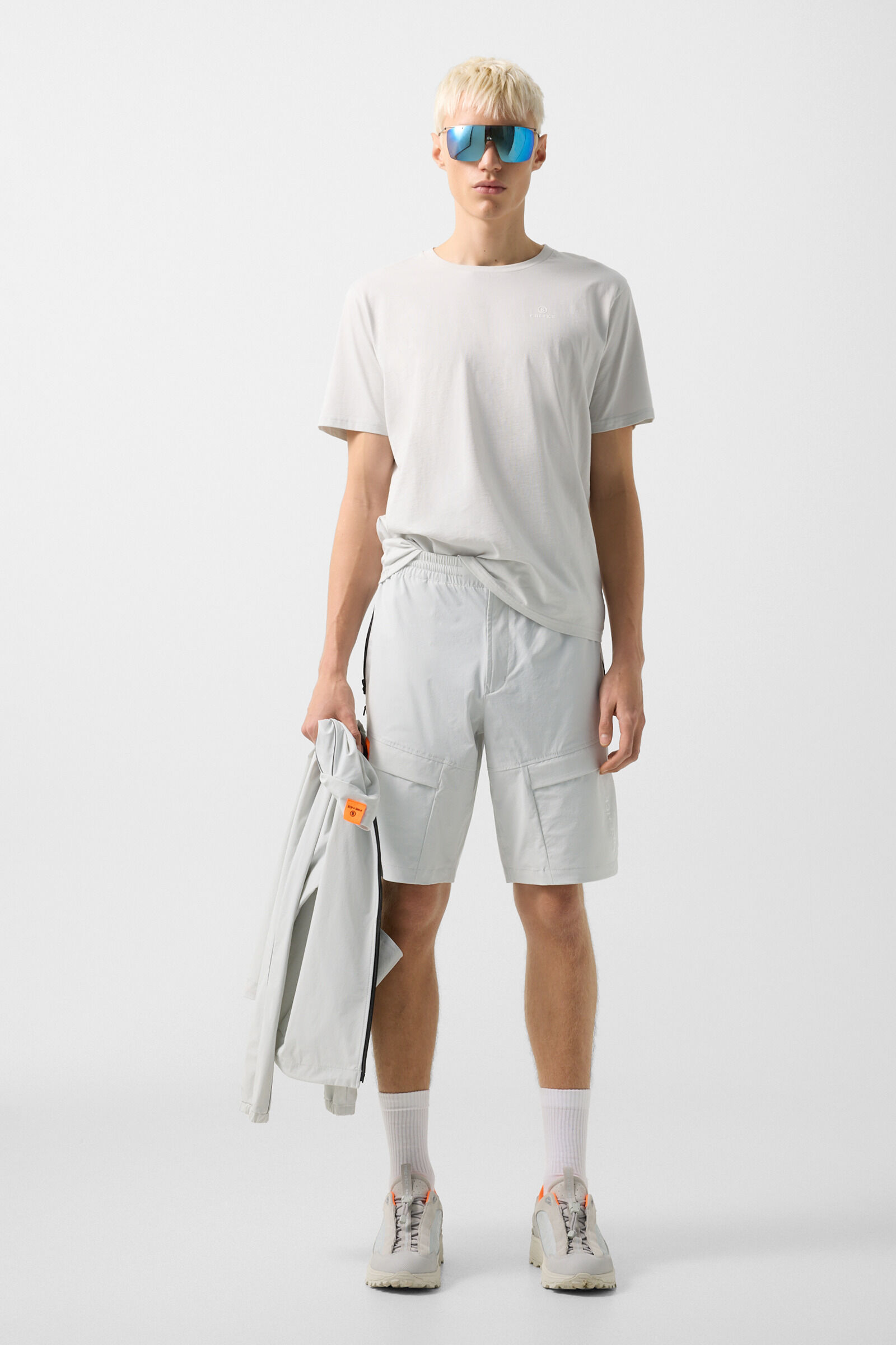 Caleb functional shorts Light grey