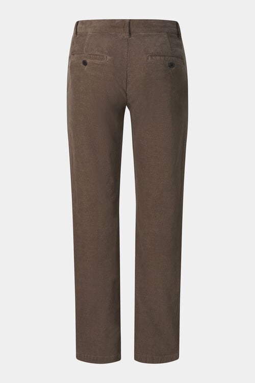 Riley Casual Corduroy Trousers Brown