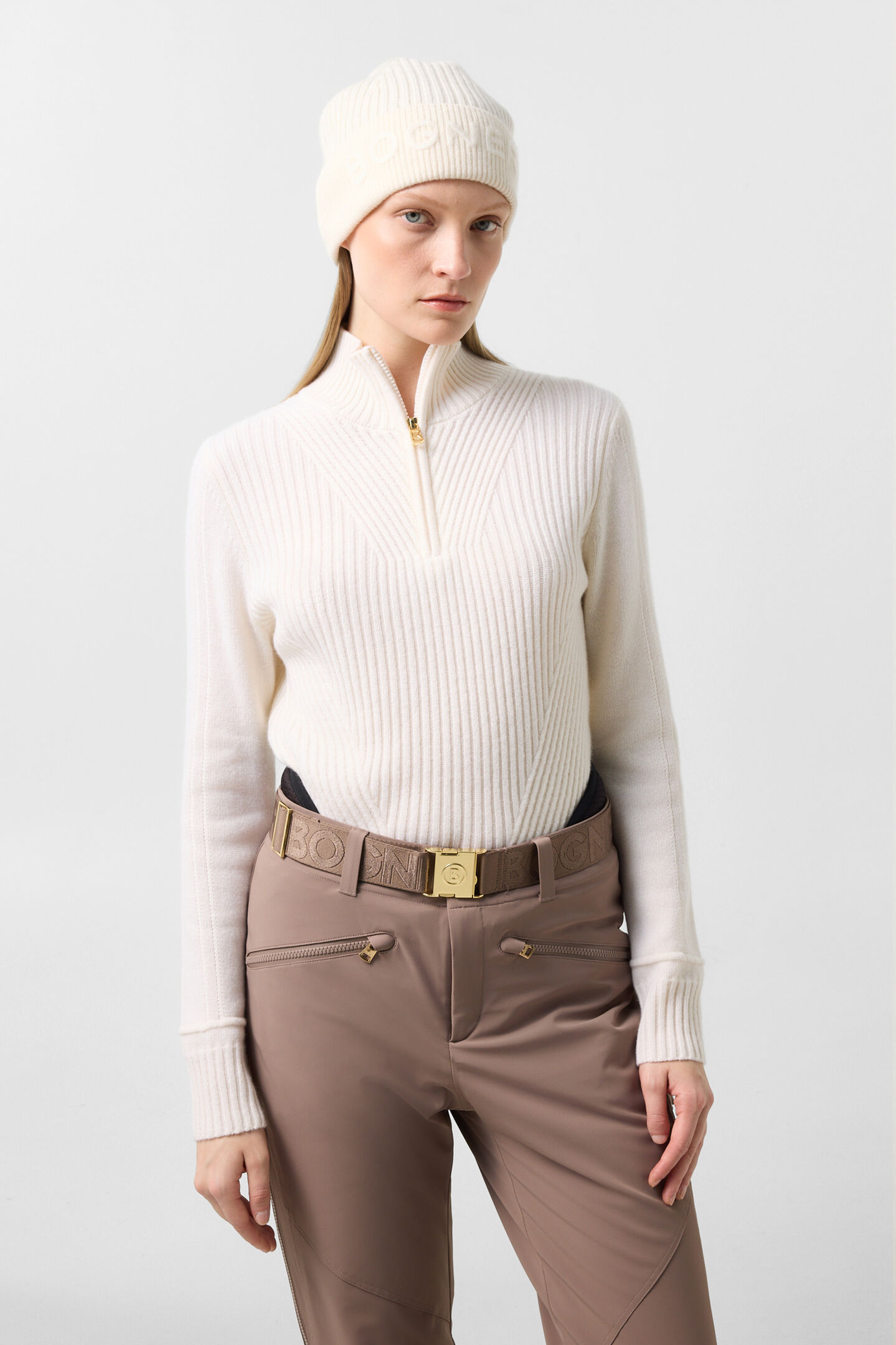 Camila Cashmere Turtleneck Off-White