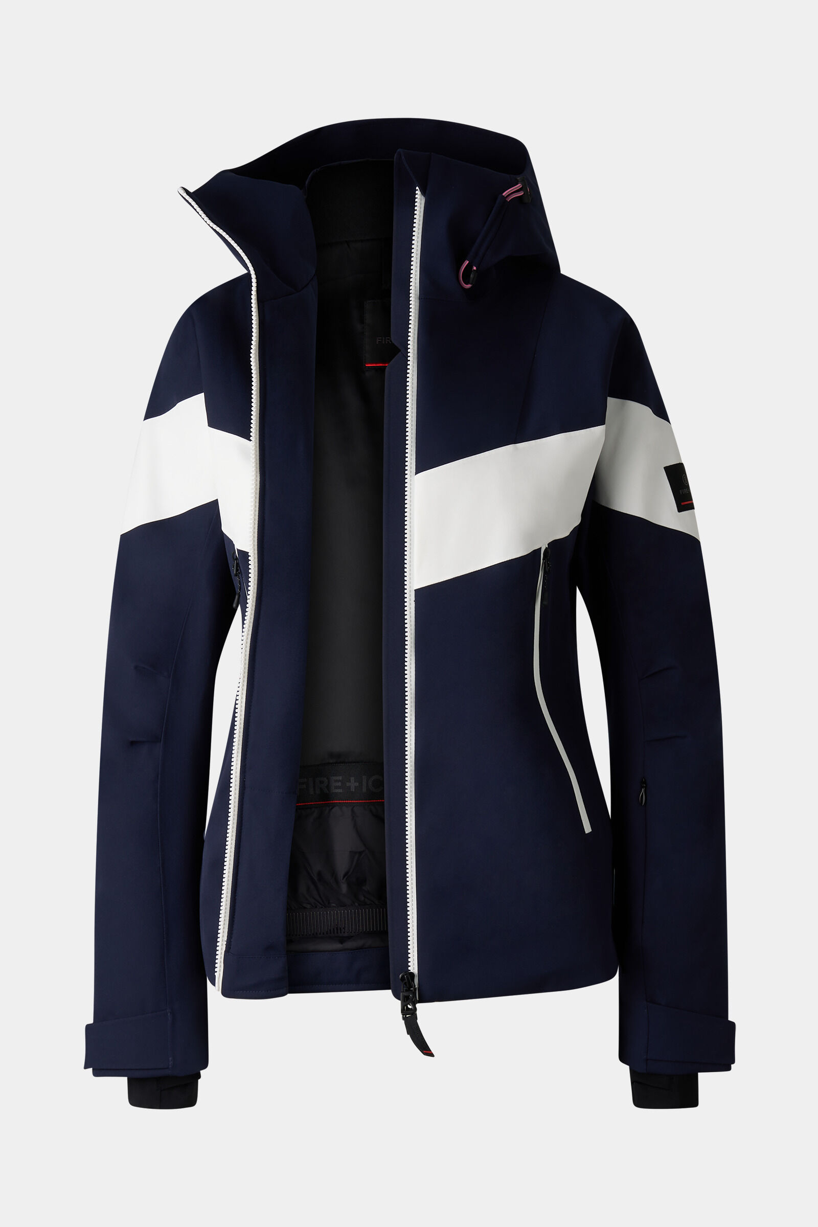 Skijacke Ashley Navy-Blau/Off-White