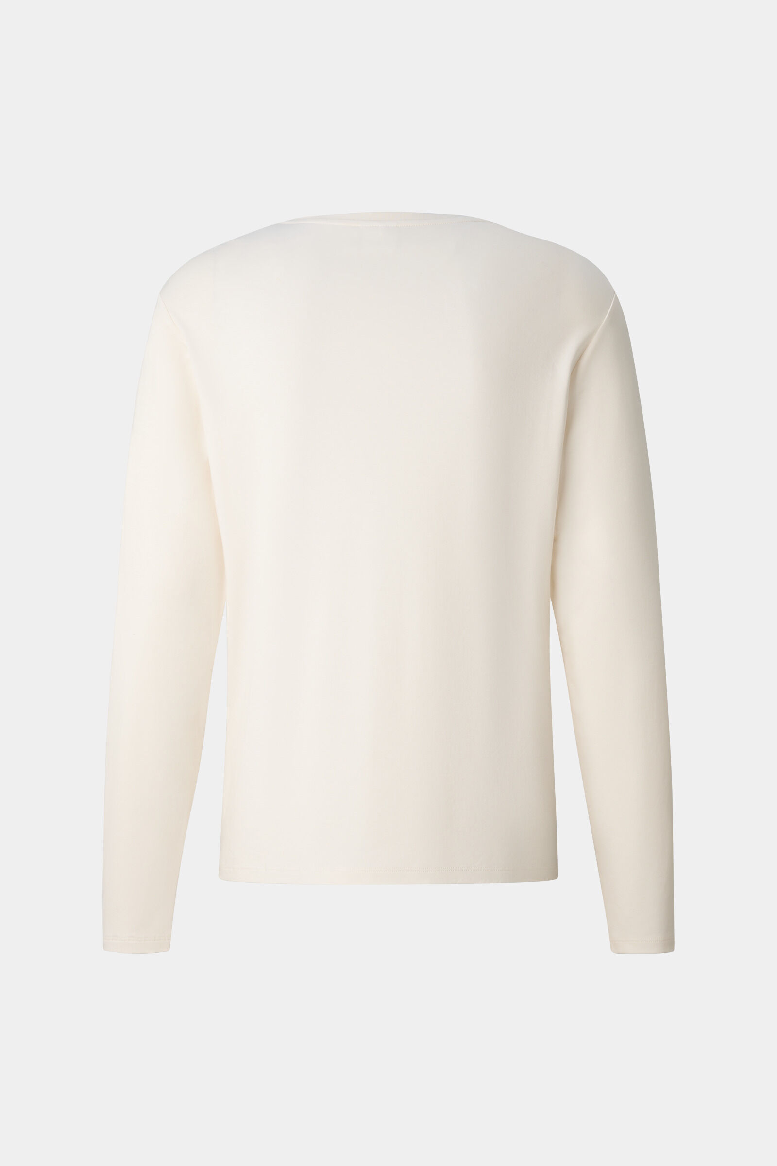 Baumwoll-Longsleeve Arvid Off-White