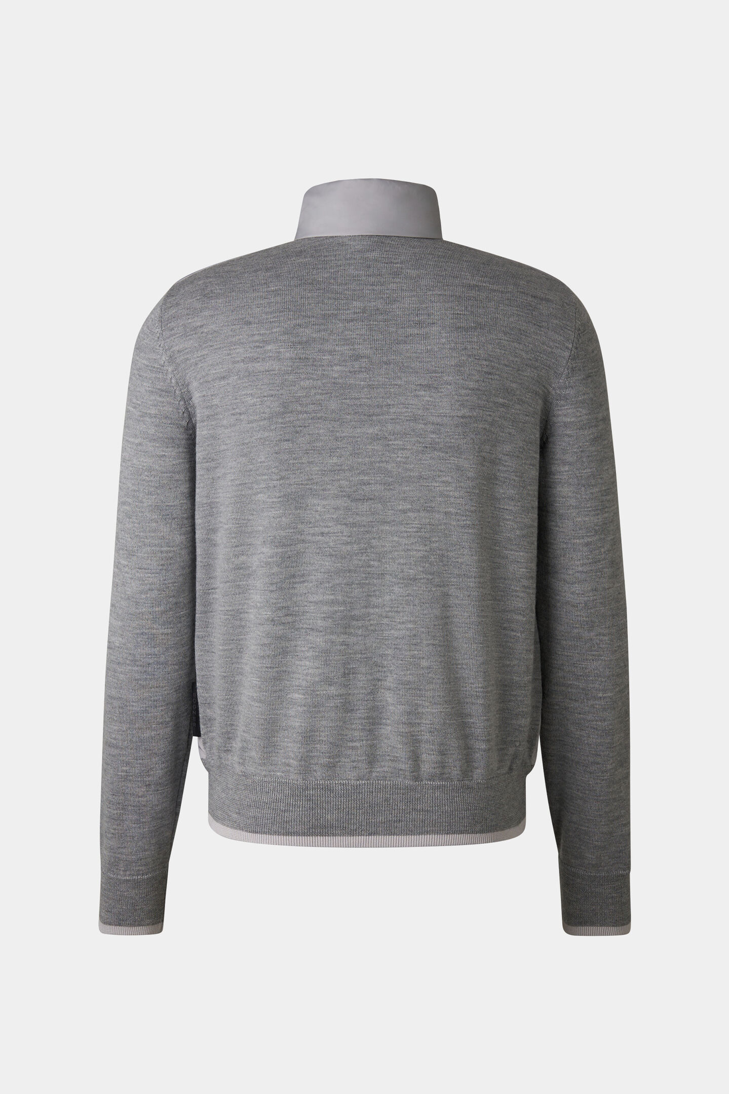 Zisco hybrid knit jacket Light gray