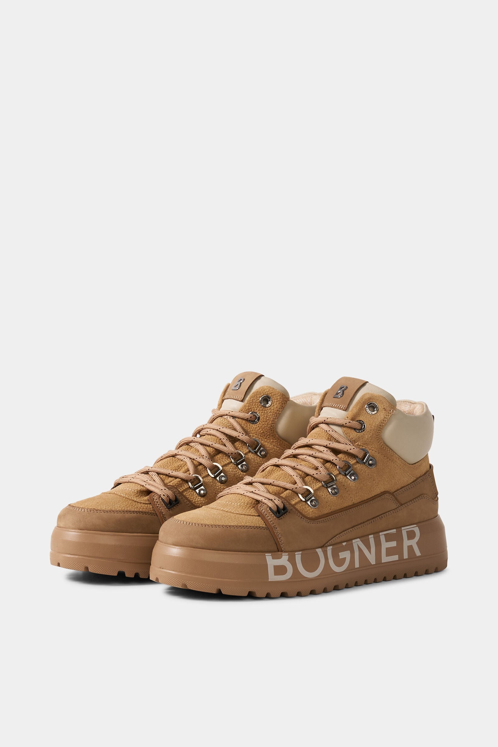 Antwerp high-top sneakers Brown/Camel