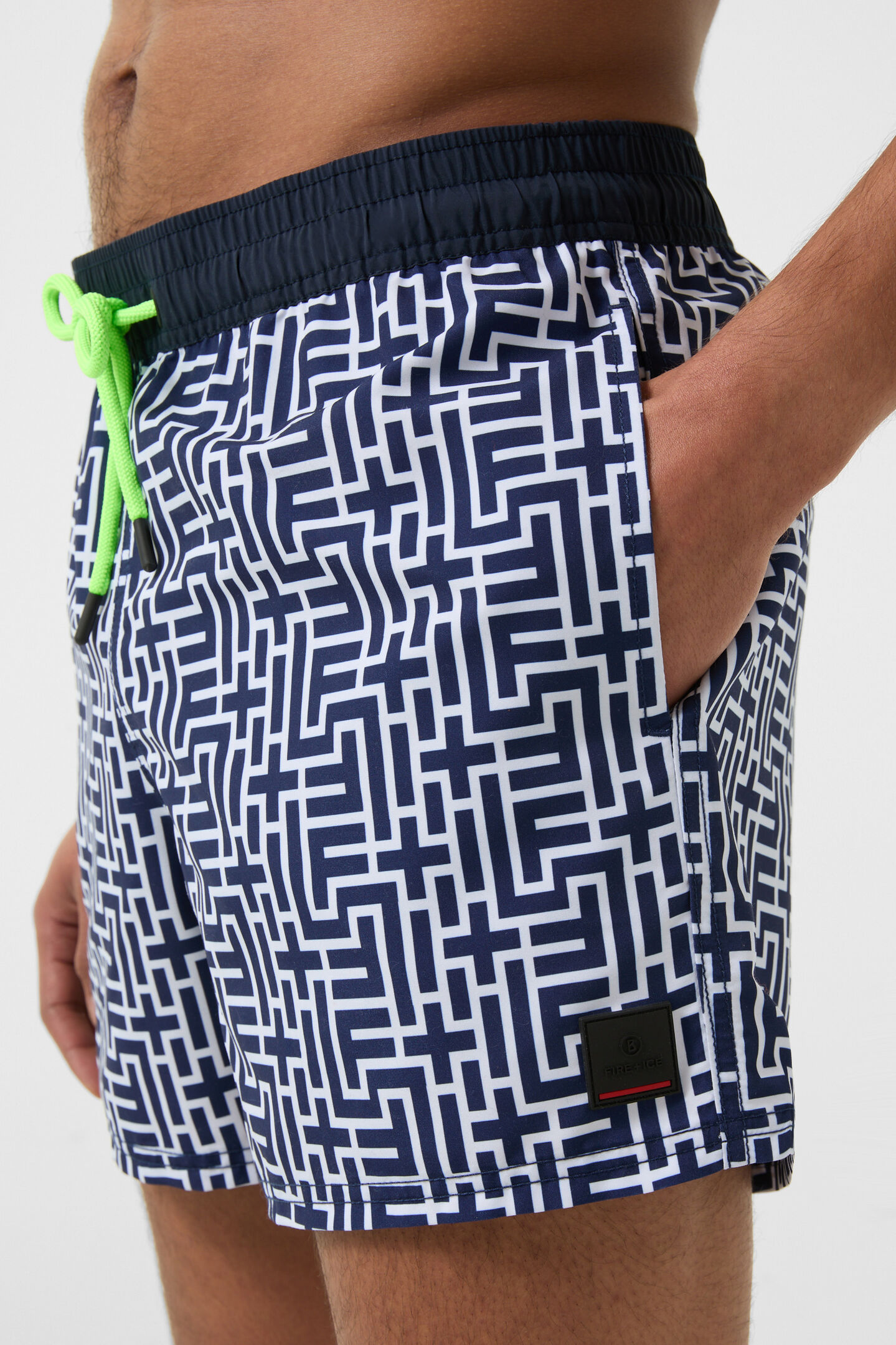 Nelson swim trunks Dark blue/white