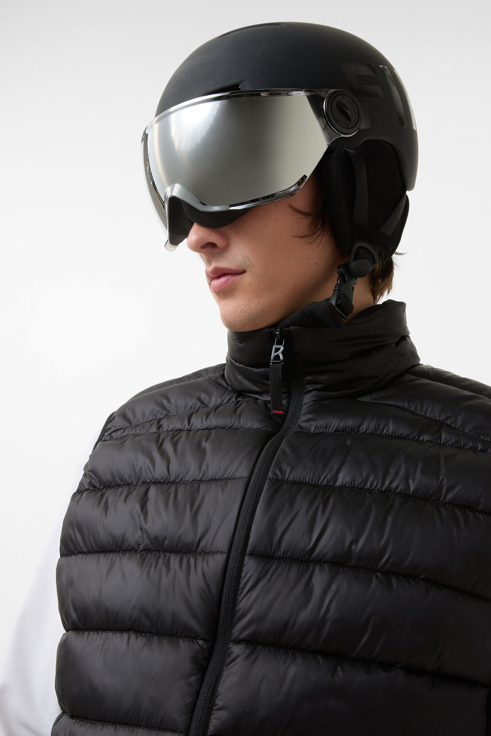 Homer quilted waistcoat Black