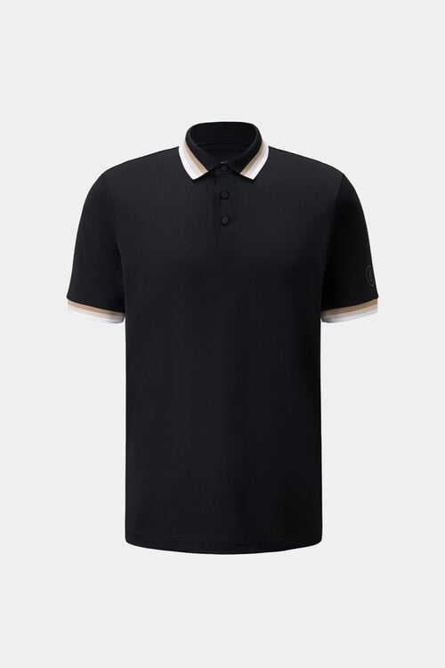 Funktions-Polo-Shirt Arik Schwarz