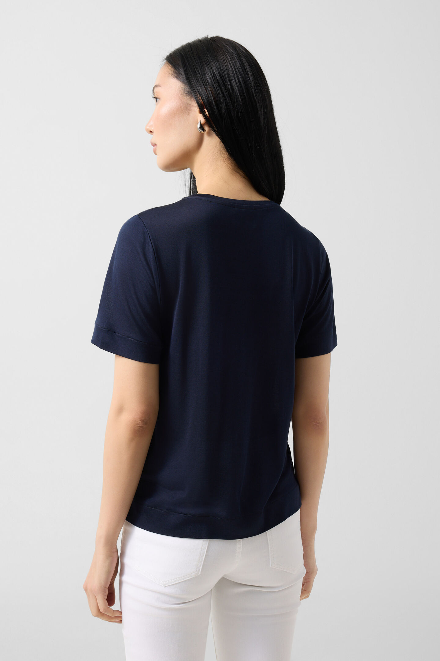Silk shirt Sienna Navy blue