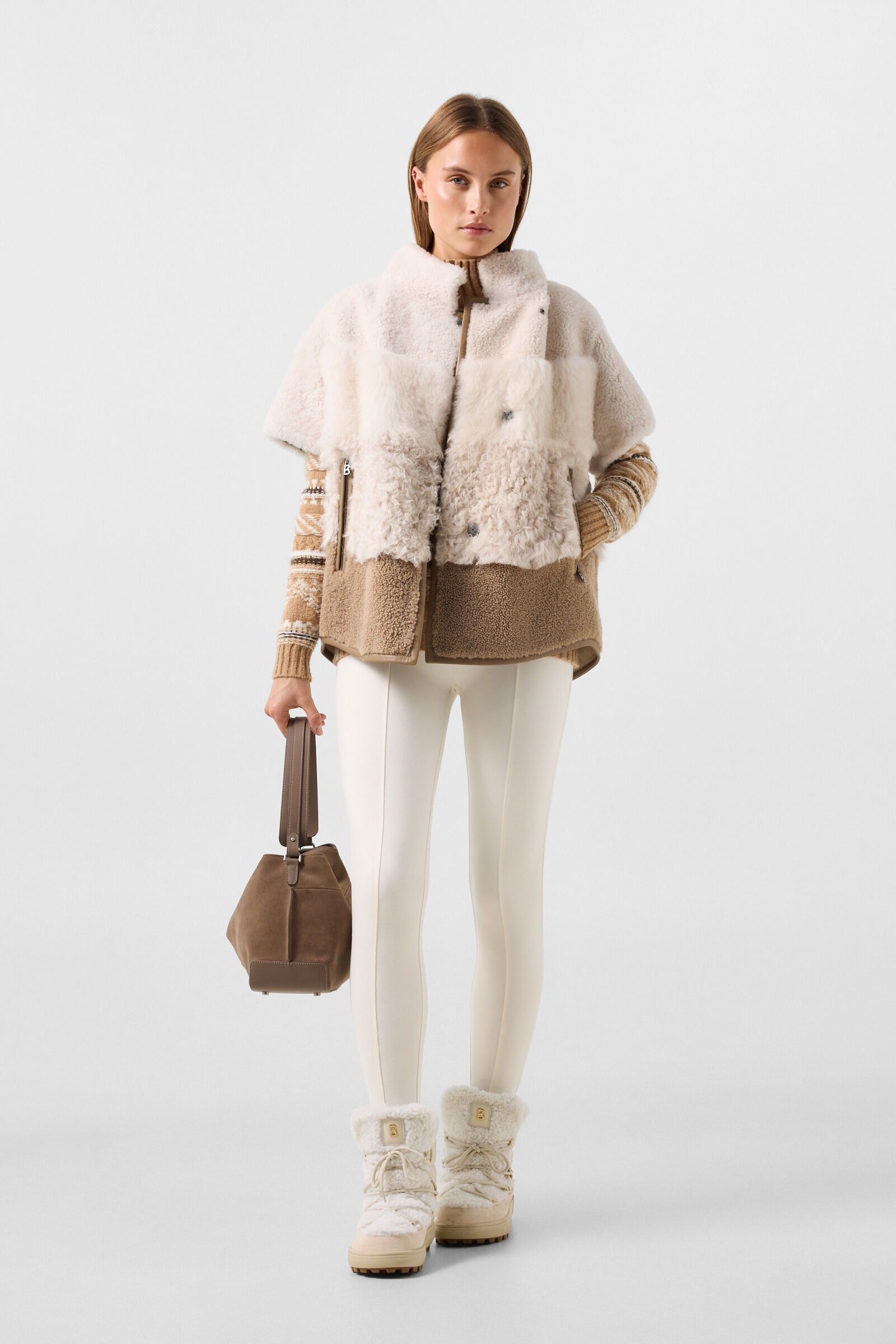 Pink Norwegian jumper Camel