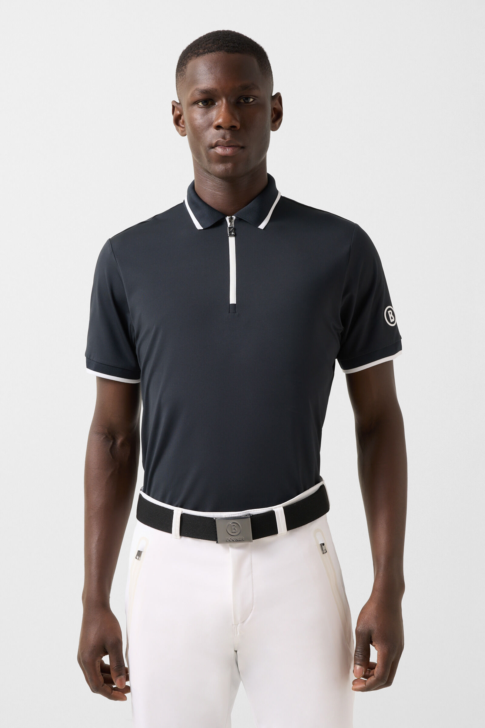 Funktions-Polo-Shirt Cody Schwarz