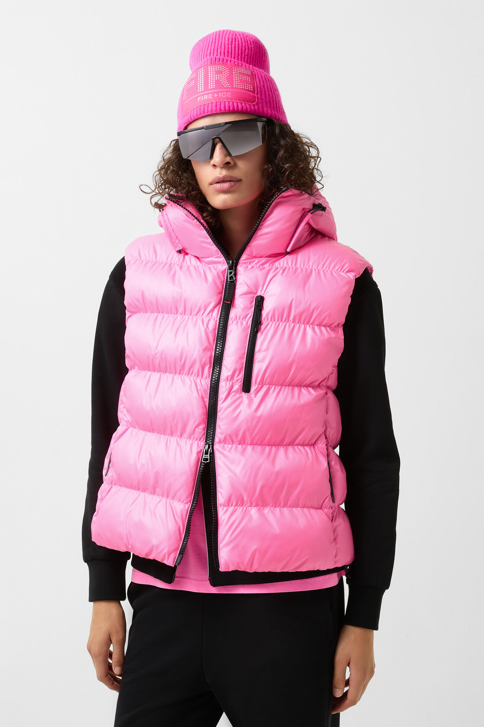 Naima quilted waistcoat Pink