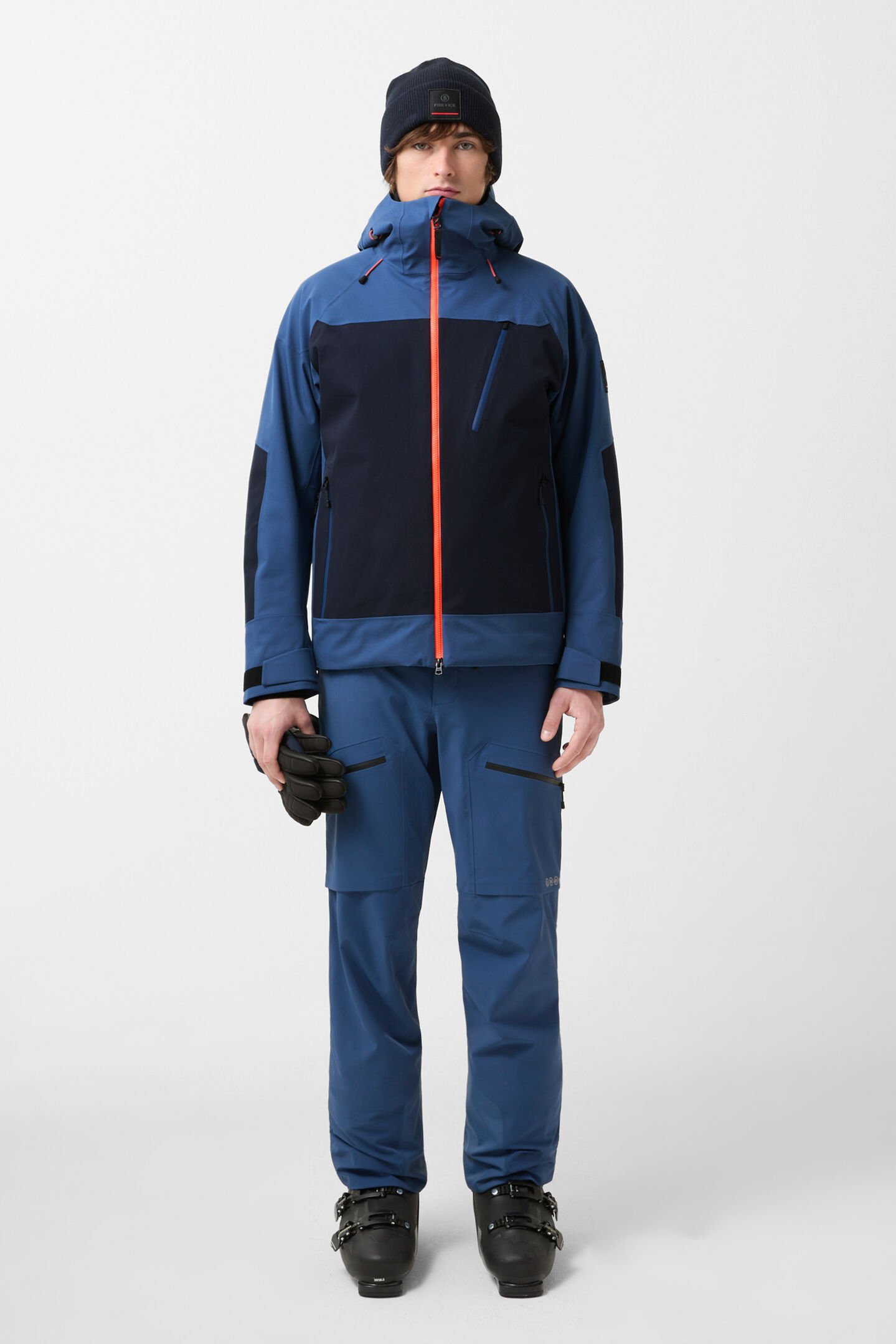 Tajo ski-jas Marineblauw/blauw