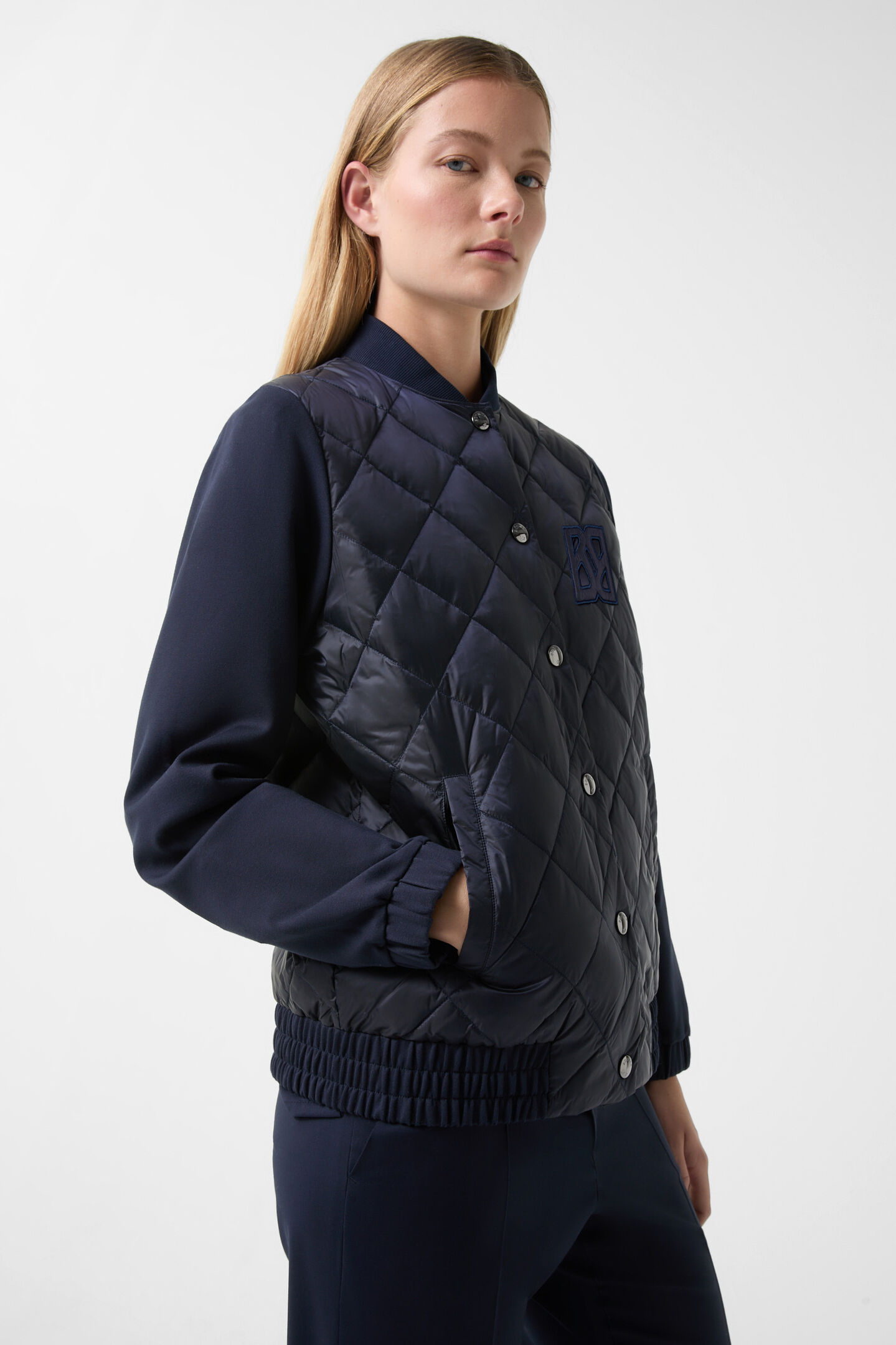 Hybrid collage jacket Aileen Navy blue