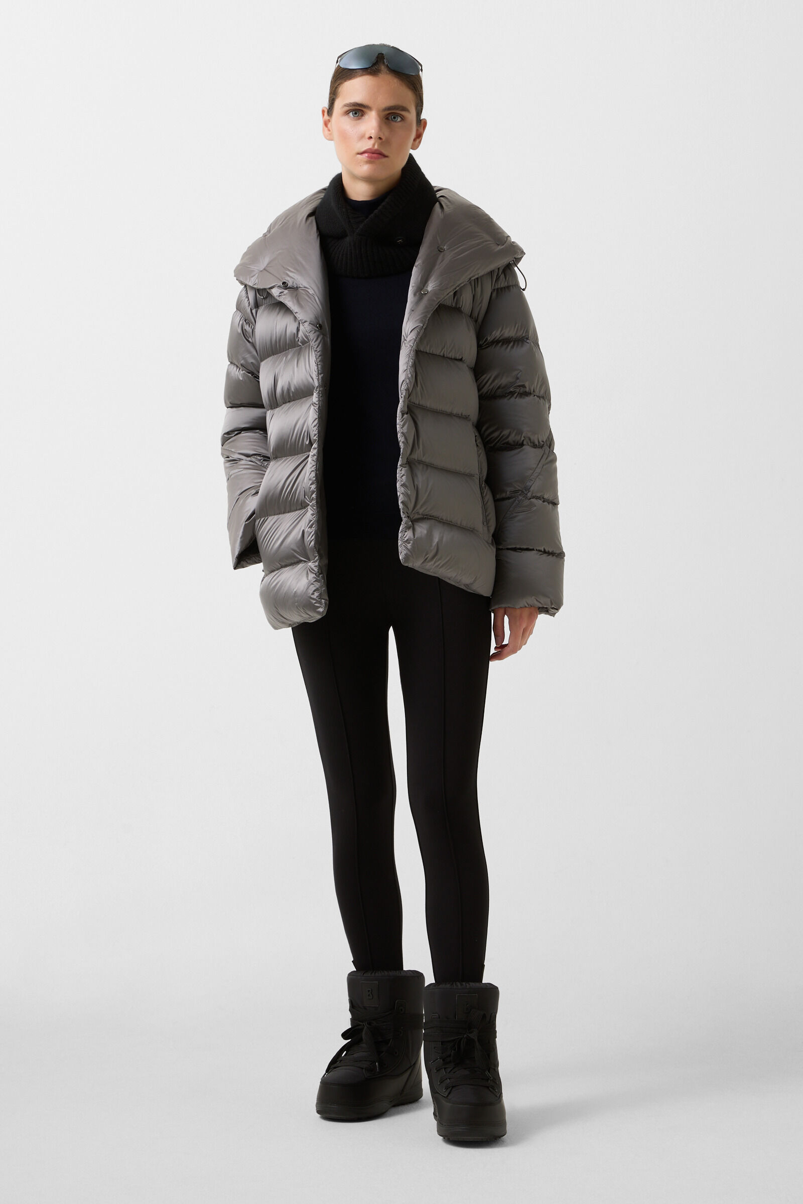 Pull &agrave; col roul&eacute; Vinny Noir