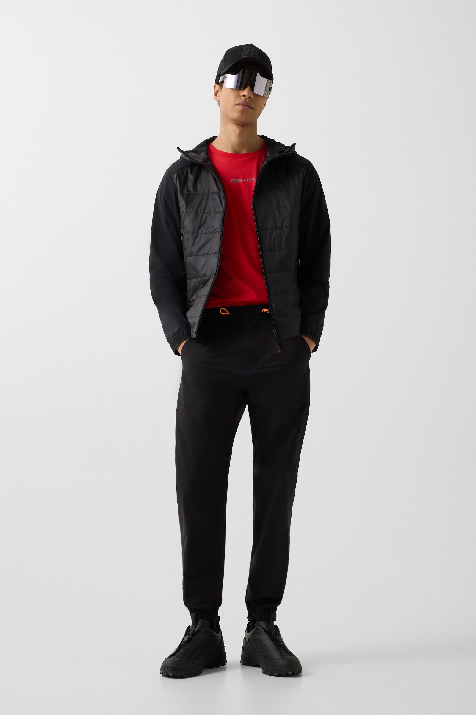 Kegan hybrid jacket Black