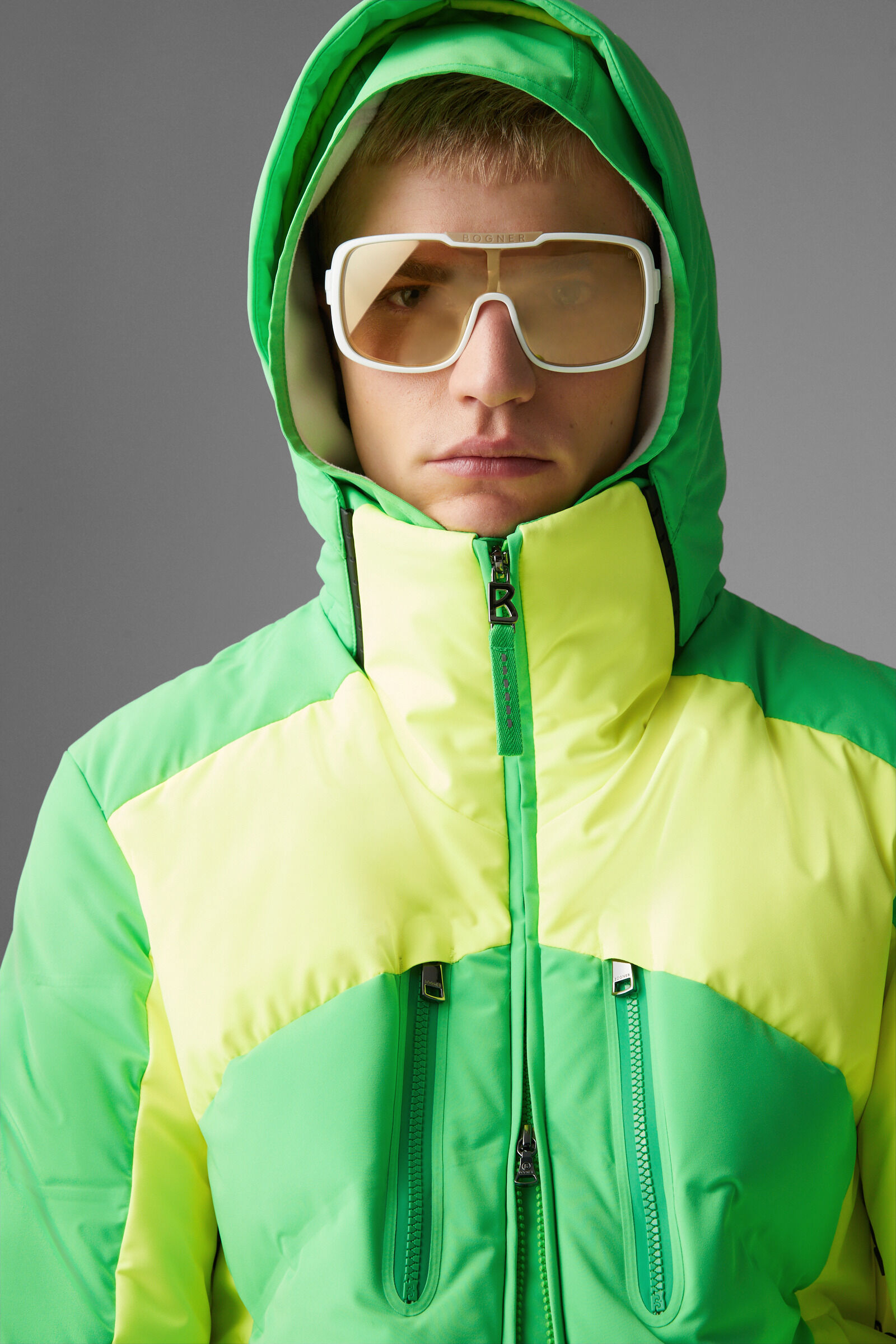 Ski jacket neon online
