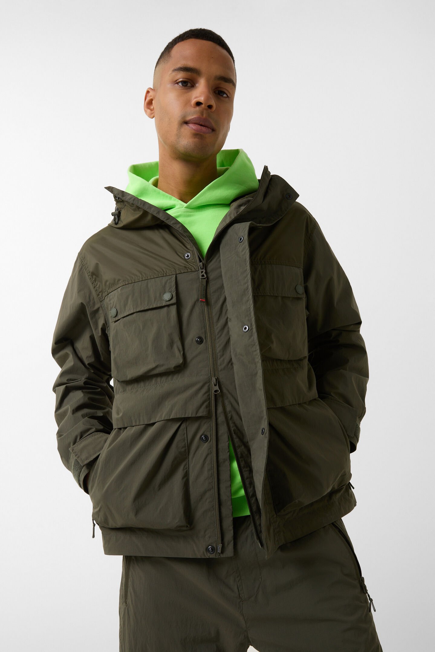 Fieldjacket Leander Oliv-Grün