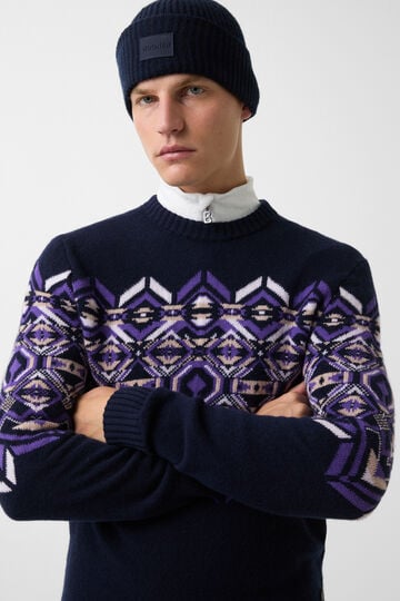 Norwegian jumper Luci Navy blue/purple Norwegian jumper Luci Navy blue/purple