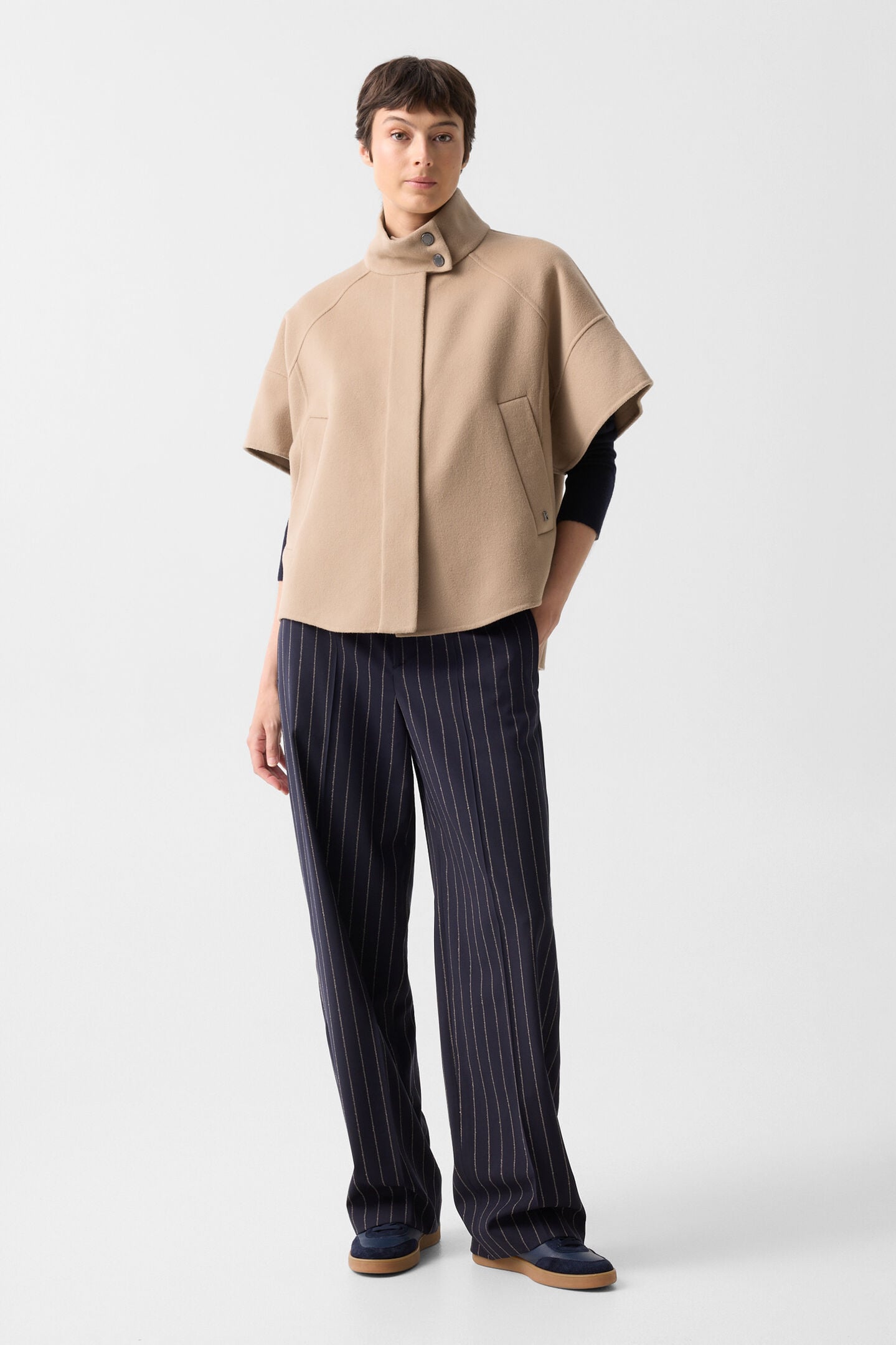 Wool waistcoat Venice Camel