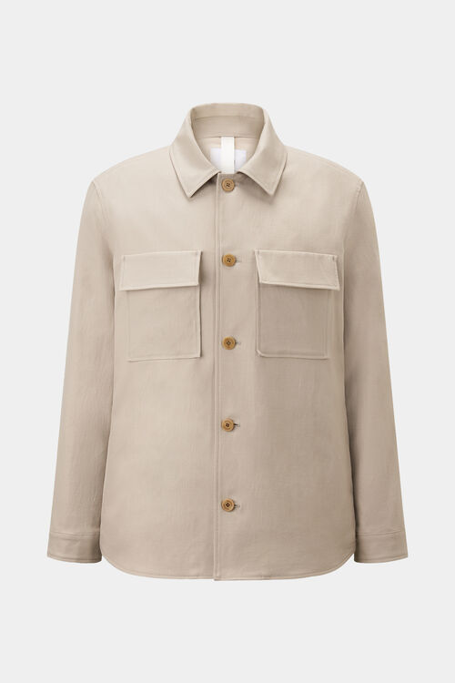 Larry shirt jacket Beige