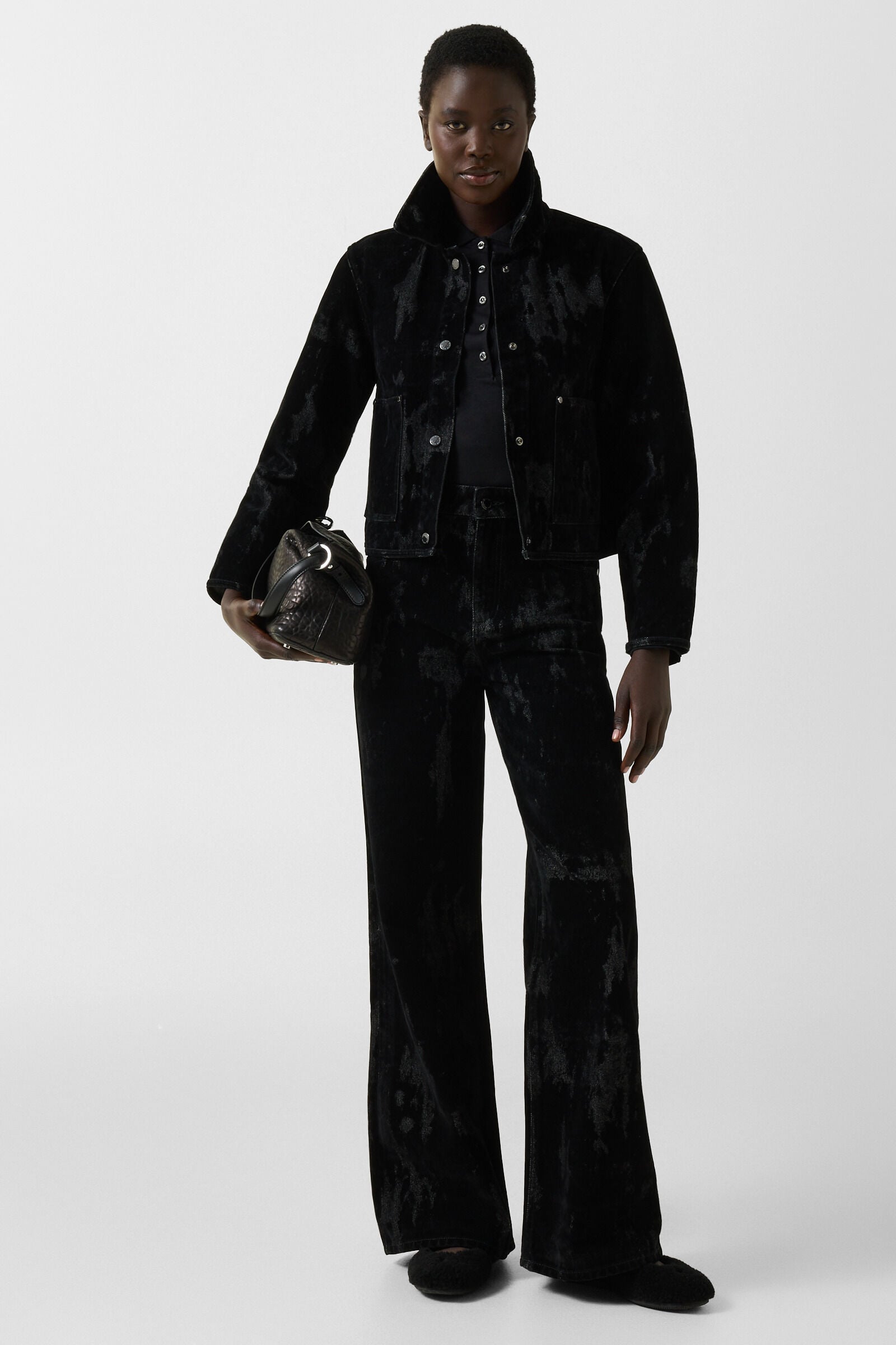 Lore Denim Jacket Black