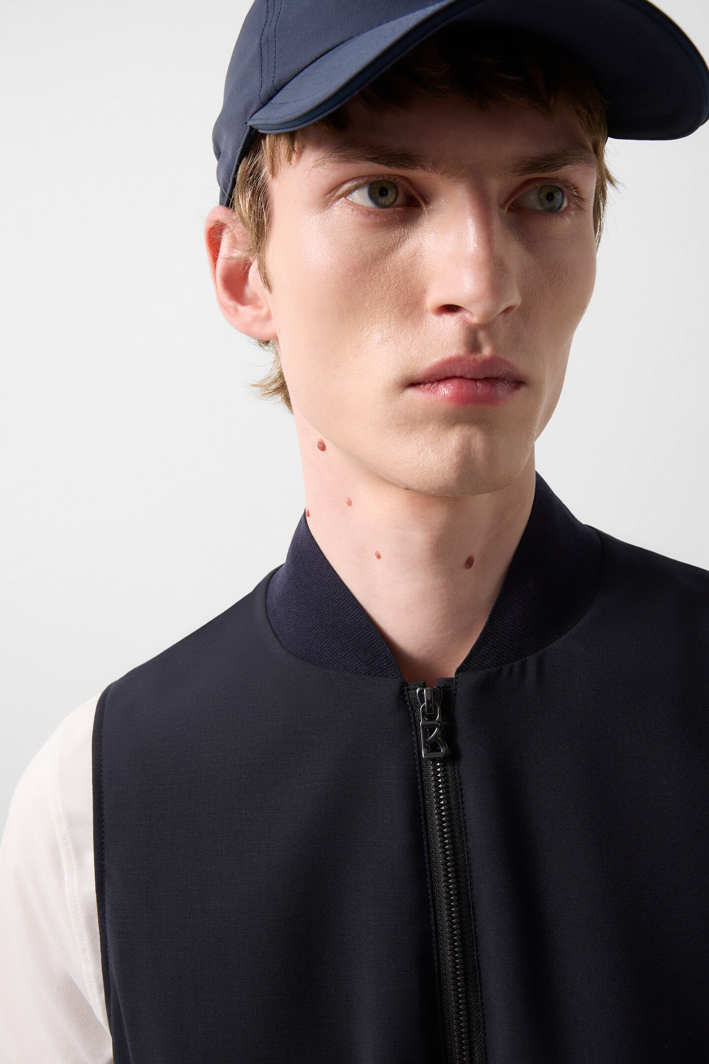 Virgin wool waistcoat Jeff Dark blue