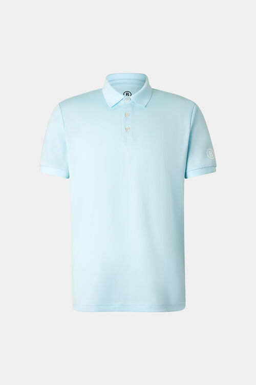 Funktions-Polo-Shirt Daniel Hellblau