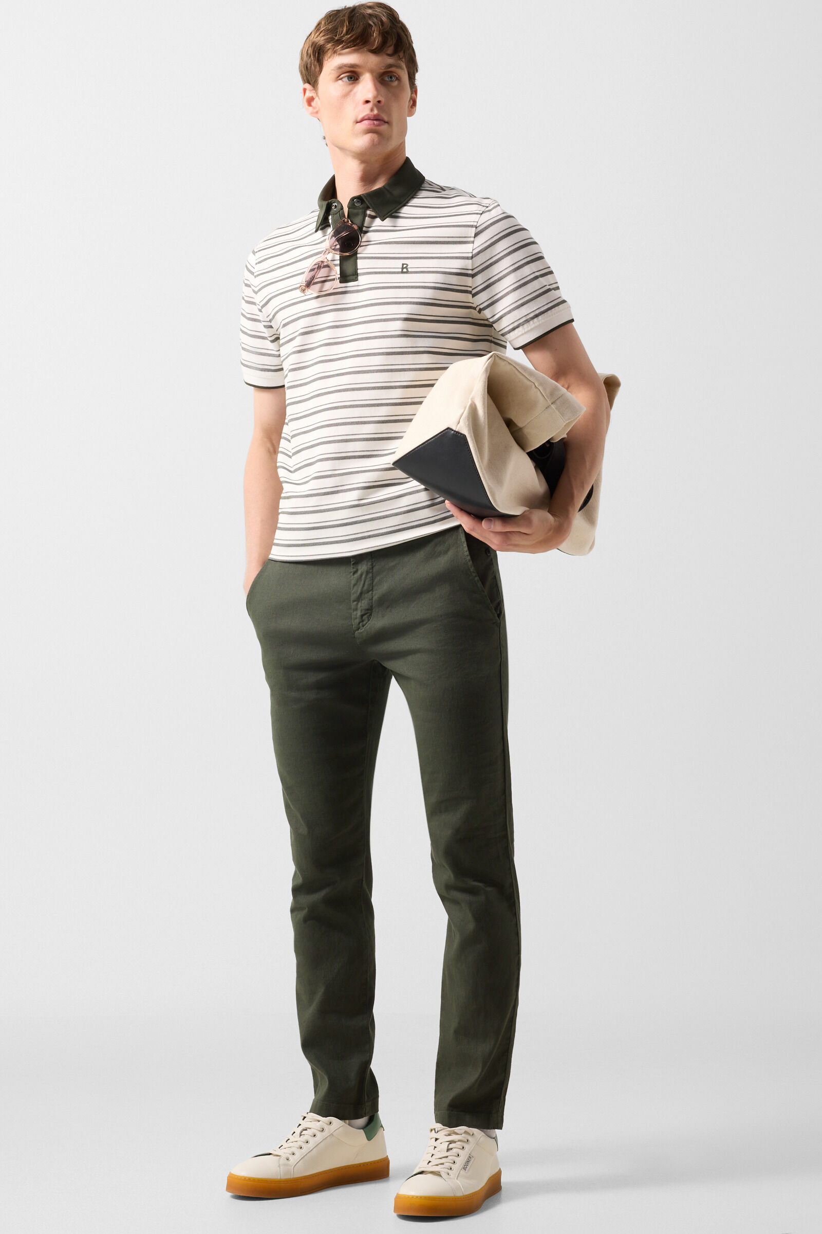 Chino Riley Casual Oliv-Gr&uuml;n