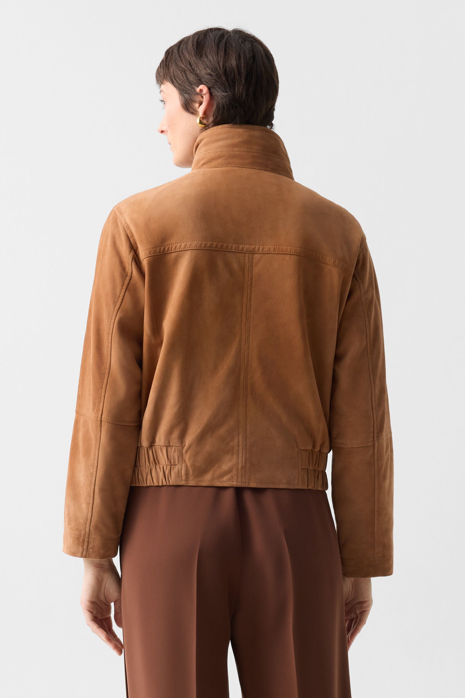 Leder-Blouson Anouk Cognac